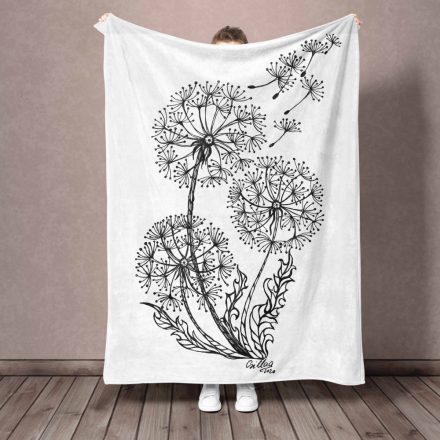 Különleges Designer takaró-  Pitypang (StellaArt Design)